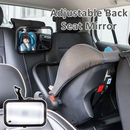 Wandelwagenonderdelen accessoires baby auto spiegel verstelbare auto achterstoel achteruitkijk naar hoofdsteun montage mount kids babyshow baby veiligheidsmonitor accessoires 230821