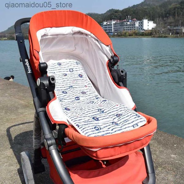 Coucheur Pièces Accessoires Baby Car Seat Cushion Baby Insert Insert Summer Lowning Push Support Accessoires Sabana Capazzo Q240416