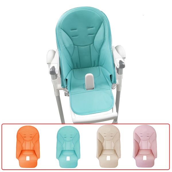 Pièces de poussette Accessoires Coussin de chaise de bébé Housse en cuir PU Compatible Prima Pappa Siesta Zero 3 Aag Baoneo Dîner Housse de siège Bebe 230727