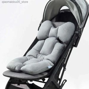 Stroller onderdelen accessoires Baby Stroller stoel kussen Kussen Childrens High stoel baby zachte accessoires Q240411