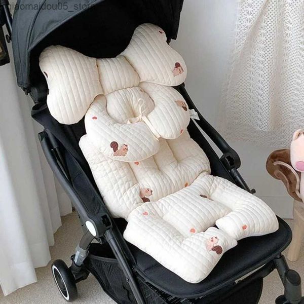 Coucheur Pièces Accessoires Baby Poussez les accessoires de siège de seat Cushion Protective PAD NOUVELLE-NOURN ET COUP SOUTIEN BÉBÉ PULM PUSH PUSH Q240416