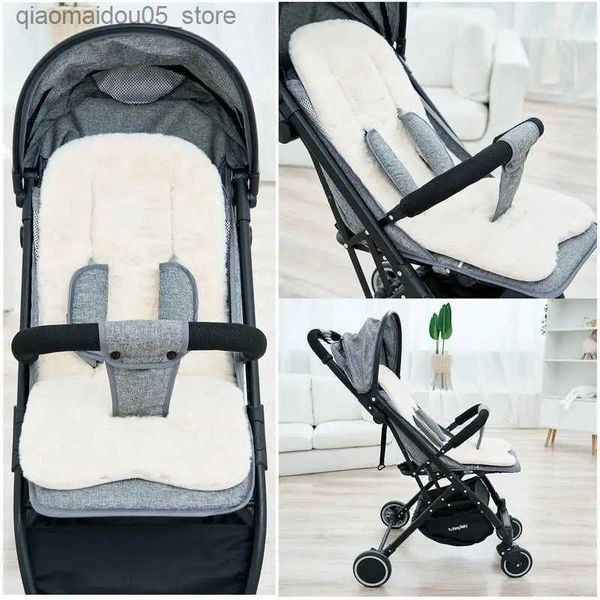 Accesorios de piezas de cochecito de cochecito para bebés cojín de asiento para niños silla alta lujosa accesorios cálidos accesorios Q240416