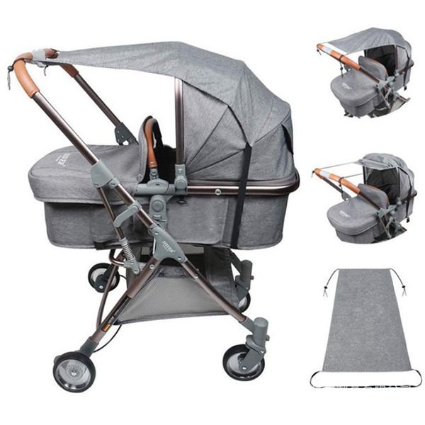 Piezas de cochecito Accesorios Cochecito de bebé Parasol Parasol Carriage Canopy Cover para cochecitos Cochecito Accesorios Asiento de coche Buggy Cochecito Cap Carro Toldos 230731