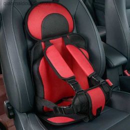 Pièces de poussette accessoires Coussin de siège de sécurité pour enfants 6 mois à 12 ans pour le siège d'auto pour bébé coussin de siège réglable Q240416