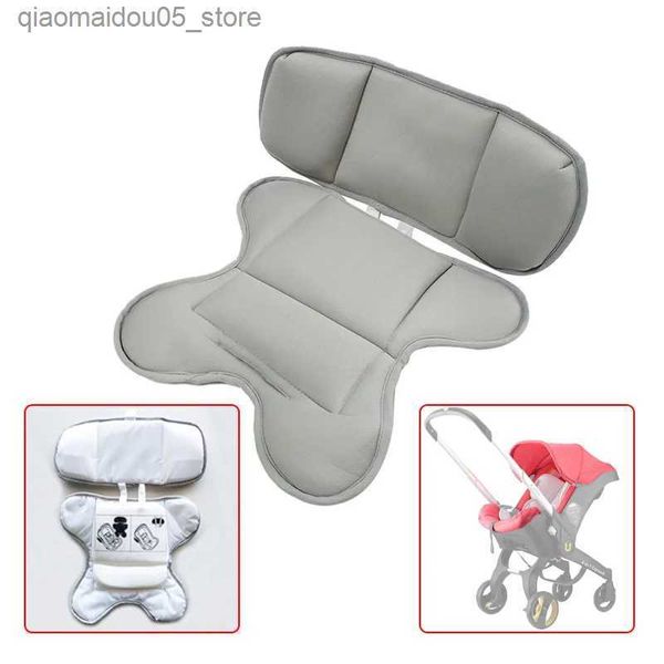Pièces de poussette Accessoires Doona Cart Fofoo Siège d'auto Cushion Baby Head and Neck Support Oreiller des accessoires de chaleur en mailles respirantes Q240416