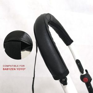 Pièces de poussette Accessoires Handle Couper Couverture Ajustement pour babyzen Yoyo 2 Barber Barber Backs Protective Pu 230628