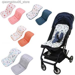 Stroller onderdelen accessoires Miracle Baby Stroller Accessoires Katoenluier Vervanging Pyjama Cushion Seat Carriage/Stroller/CAR Universal Pad Q240416