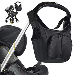Pièces de poussette accessoires maman sac de rangement pour accessoires doona couche portable compatible avec poussette noir étanche 231115