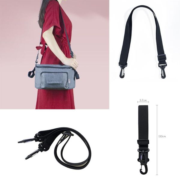 Accesorios para piezas de cochecito, correa para el hombro, bolsa para transporte de silla de ruedas, ganchos de transporte, colgador, organizador para bebé, correas para bolsos de mamá, accesorios para cochecito