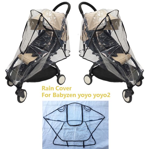 Poussette Pièces Accessoires Sécurité EVA Materi Bébé Voiture Rincoat Bébé Poussette Accessoires Housse De Pluie Housse Étanche pour Babyzen Yoyo Yoyo2 Yoya Poussette 230414