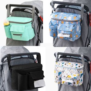 Pièces de poussette Accessoires Organisateur universel pour bébé avec porte-gobelets Poches de rangement pour couches pour clés de téléphone Jouets Design compact l230915