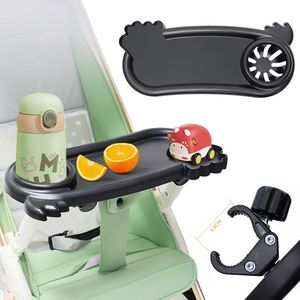 Pièces de poussette Accessoires Élargissez le plateau de table de dîner pour bébé Fournitures de plaque de support de téléphone pour tout-petit infantile fille garçon porte-gobelet de bouteille de lait 230915