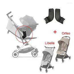 Adaptateur de pièces de poussette pour Cybex Libelle Orfeo Buggy Aton Cound Q / Z Convertisseur de siège Convertisseur Connecteur Pouchchair Accessoires pour bébé