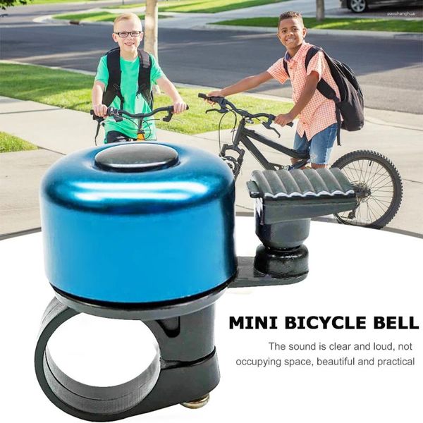 Piezas de cochecito de aleación de aluminio para niños, Mini timbre de bicicleta, seguridad en ciclismo, alarma de advertencia, anillo de manillar, accesorios de bocina