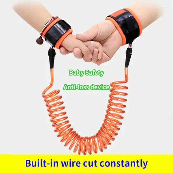 Piezas de cochecito Pulsera anti-perdida Ajustable 360 ° Cabeza rotatable Cordera de bebé Anti la muñeca perdida Link de correa de correa