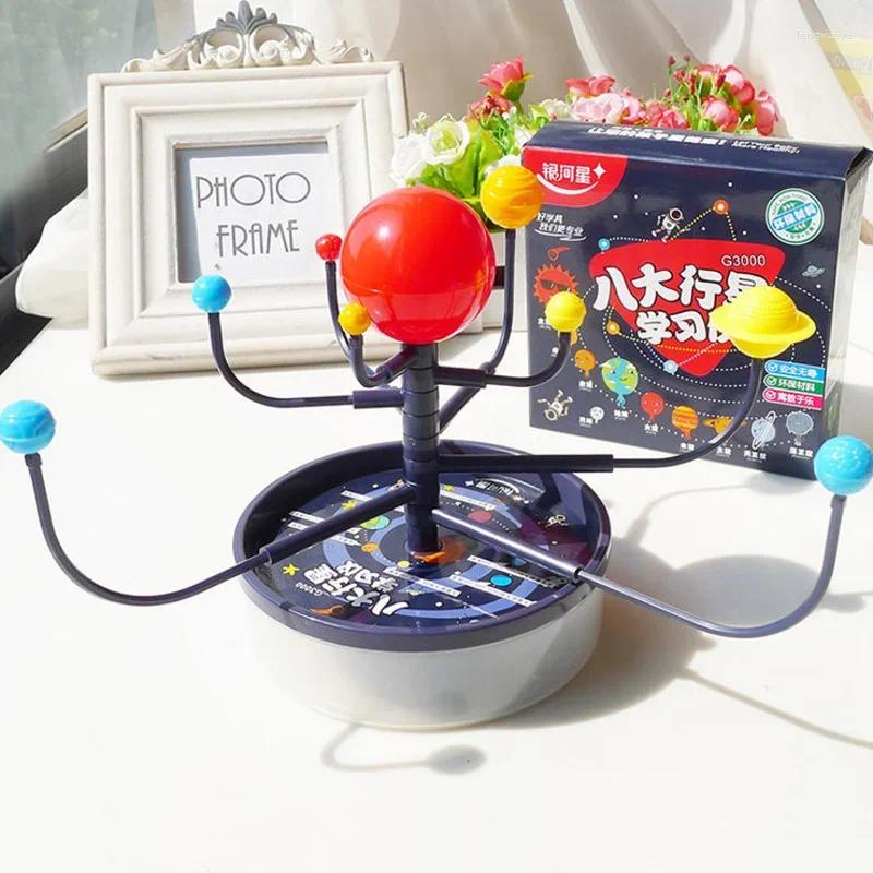 Stroller -onderdelen Assembleren van geografie Leerbenodigdheden Educatief speelgoed Solar System Planetarium Model Kit Astronomie Wetenschap voor kinderen