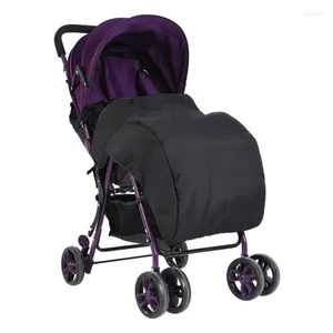 Poussette pièces bébé accessoires chancelière chaud et confortable couleur unie hiver voyage poussette couverture confortable orteil Buggy sac