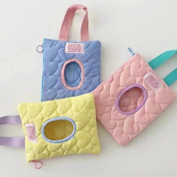 Pièces de poussette, accessoires pour bébé, étui pour lingettes humides, boîte à mouchoirs à rabat, housse de serviette solide, sac suspendu pour chariot