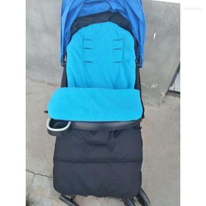 Pièces de poussette, sac de couchage chaud pour bébé, chaussons épais à coussin en coton pour enfants, vente en gros, hiver