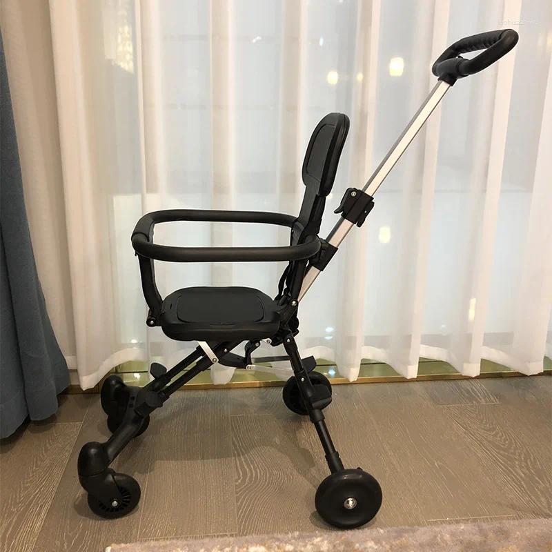 Barnvagnsdelar baby vagn lätt vikbar barn fyrhjul enkel kompakt tvåvägs rese barntillbehör för spädbarn