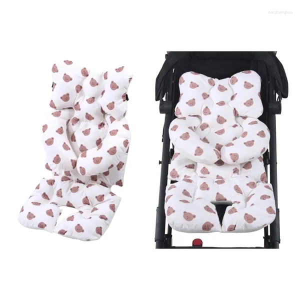 Pièces de poussette, tapis de chaise pour bébé, coussin en coton à Absorption épaisse, berceau à bascule