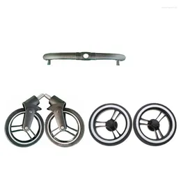 Pièces de poussette Baby Pram Wheel Set Reliable Front Accoudoir pour les poussettes les plus chères