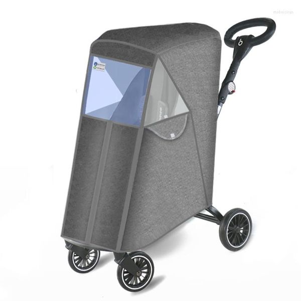 Poussette pièces bébé housse de pluie imperméable coupe-vent grande fenêtre pour voyage G2AE