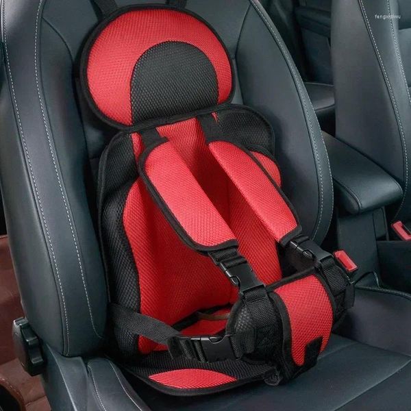 Pièces de poussette Mattes de chaises respirantes pour bébé coussin de siège de voiture Ajustement du tapis de sécurité pour enfants pendant 6 mois à 12 ans