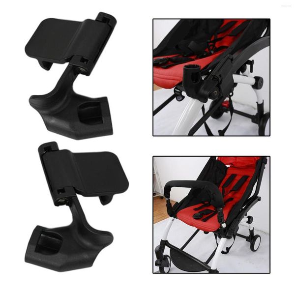 Pièces de poussette Barre de poignée pour enfant Boucles avant Guidon Buggy Trolley Grip Installer Landau Bébé Poussette Accoudoir Joint Adaptateur Remplacer