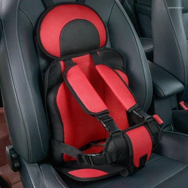 Pièces de poussette Mat de siège de sécurité pour enfants pendant 6 mois à 12 ans Chattes de chaises respirantes coussin de voiture pour bébé tampon réglable