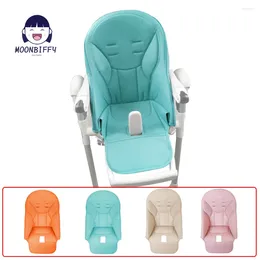 Pièces de poussette, coussin en cuir pour enfants, housse de chaise de salle à manger pour bébé, housse de siège en éponge Composite PU, accessoires