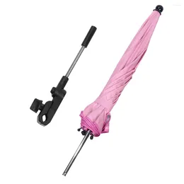 Pièces de poussette Parapluie multifonctionnelle de la poussette de poussette de poussette de poussette de poussière parasol pour l'extérieur (rose)