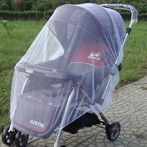 Stroller-onderdelen Volledig deksel Baby Mosquito Net gecodeerd Mesh Anti-Mosquito Anti-Insect Walker High Landscape Car