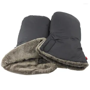 Stroller-onderdelen handschoenen handmoffen wanten klootzak Warmer Winter Anti-Freeze voor ouders Dikke waterdichte warmtemijten
