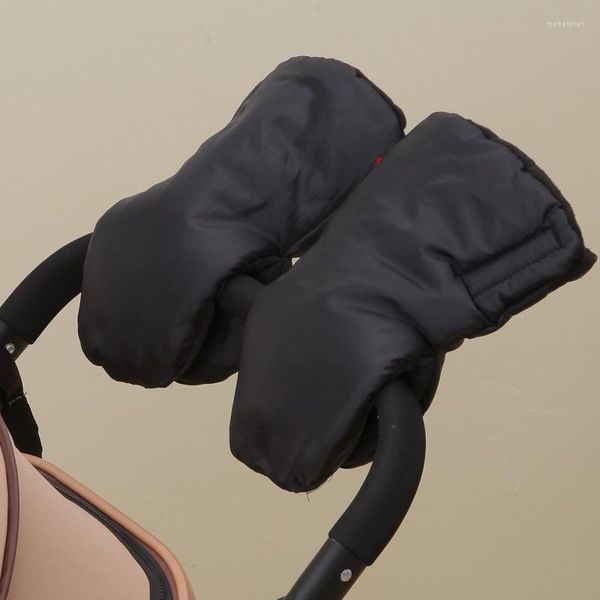 Poussette pièces gants hiver chaud landau main manchon bébé landau poussette couverture Buggy accessoires Guantes Carro