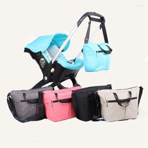 Stroller-onderdelen Multi-colour babyluierzak Multicolored luier grote capaciteit modieuze moeder Moederschap Mama