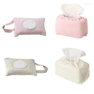 Poussette pièce en papier serviette de serviette de carvêtement de carvins couches de couches rangement de rangement