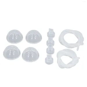 Pièces de poussette empêchant le reflux, ensemble de seins, Valve à bec de canard, Inserts à bride en Silicone souple pour pompe électrique