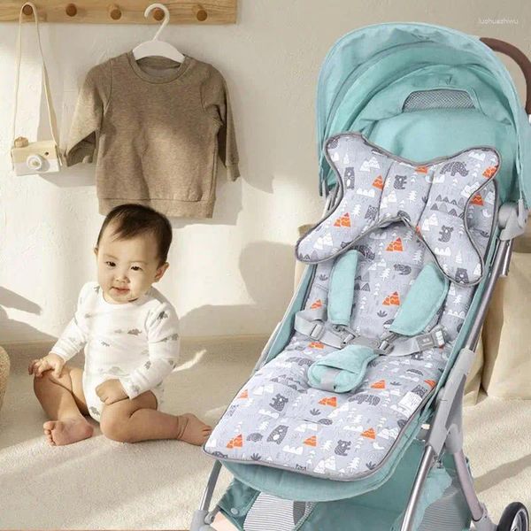 Pièces de poussette, doublure de poussette, housse de coussin universelle, accessoire de siège de voiture souple pour bébé