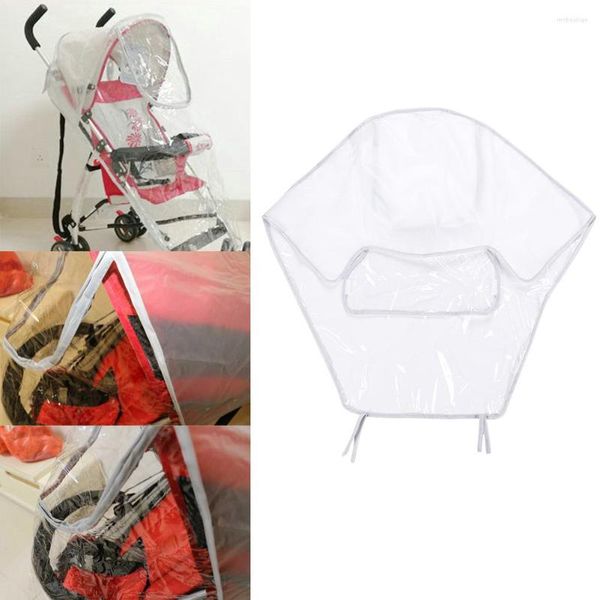 Poussette Pièces Habillage Pluie Poussettes Accessoires Landau Buggy Transparent