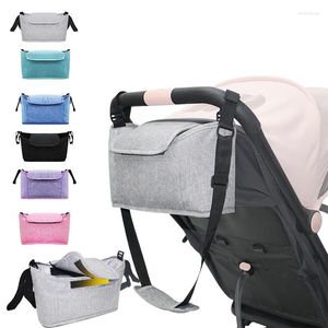 Piezas de cochecito, accesorios para carrito de bebé apresurado, bolsas de pañuelos, portavasos para pañales con correas para los hombros, andador