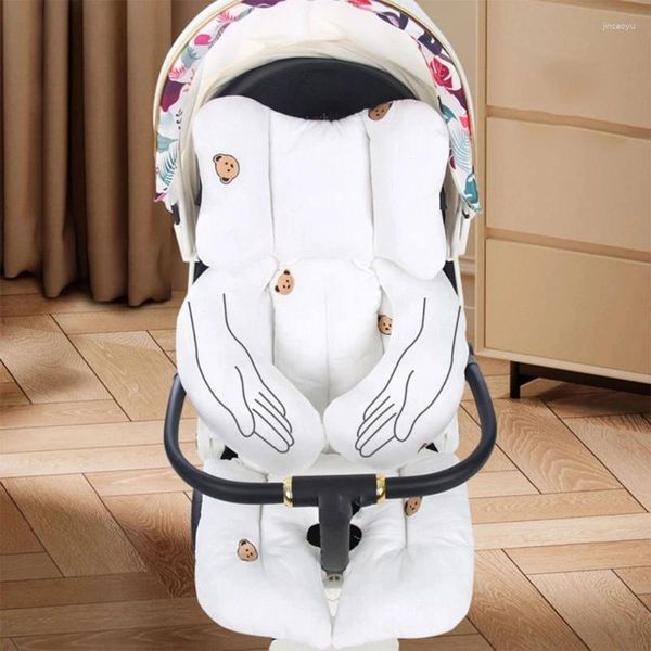 Piezas de cochecito, cojín suave para carrito de bebé, almohadilla para carrito, forro grueso y protector para cochecito de niños pequeños, alfombra cómoda