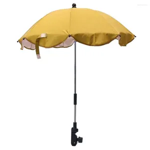 Pièces de poussette, couleur unie, poussette pour bébé, landau, parapluie, pare-soleil, couverture de Parasol