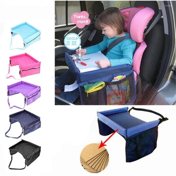 Porte-pièces Table portable pour enfants portable support alimentaire Drawing Board Storage Baby to Seat Tray Snack Enfant