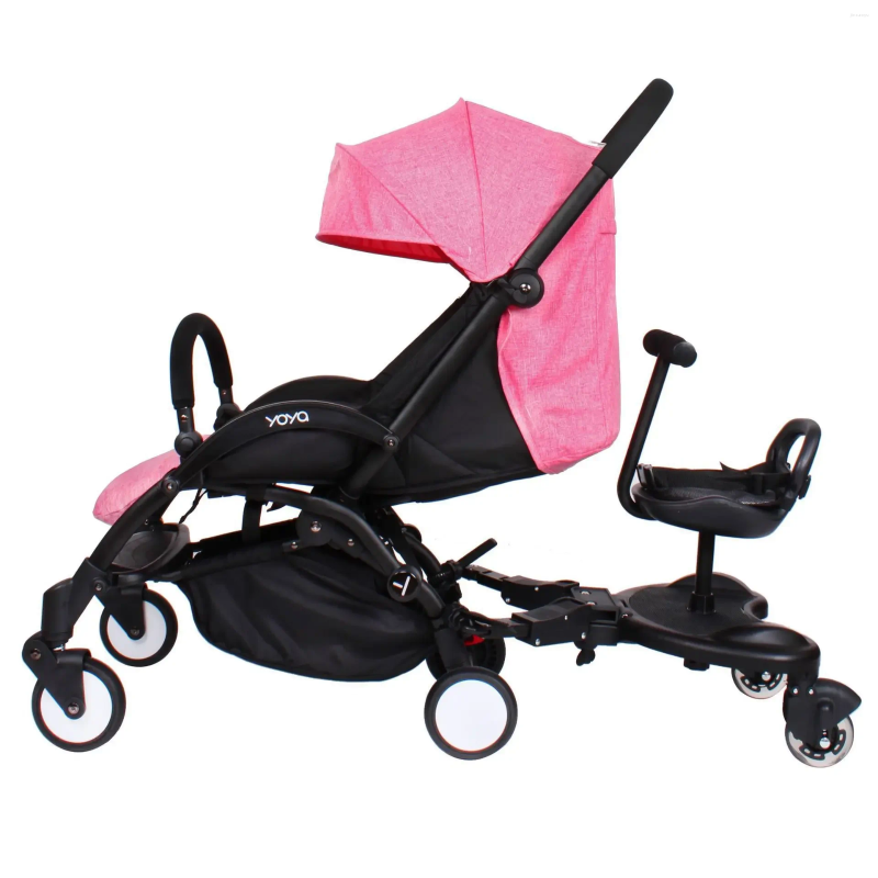 Pièces de poussette Two-Child Auxiliary Scooter Baby Trolley Trolley Trown Board Trailer.