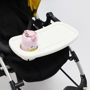 Pièces de poussette plateau de collation universel pour bébé chariot pour enfants landau Table à dîner tasse de bouteille de lait et support pour téléphone accessoires pour voyager