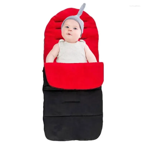 Pièces de poussette, sac chaud, housse coupe-vent, coussin de siège pour bébé, épais et doux, couchage