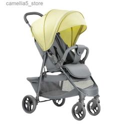 Kinderwagens # 2023 Kinderwagen kan zitten of liggen Meerdere kinderwagens Schokabsorptie Lichtgewicht draagbare opvouwbare kinderwagen Q231116
