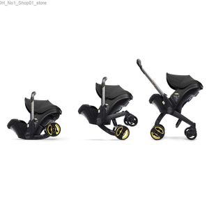 Kinderwagens# Kinderwagen Autostoeltje voor pasgeboren kinderwagens Baby Buggy Veiligheidskar Vervoer Lichtgewicht 3 in 1 reissysteem L230625 Q231215