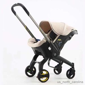 Infant Travel System - Portable Baby Stroller with Car Seat, Cradle, Bassinet Functions, R230817 Model